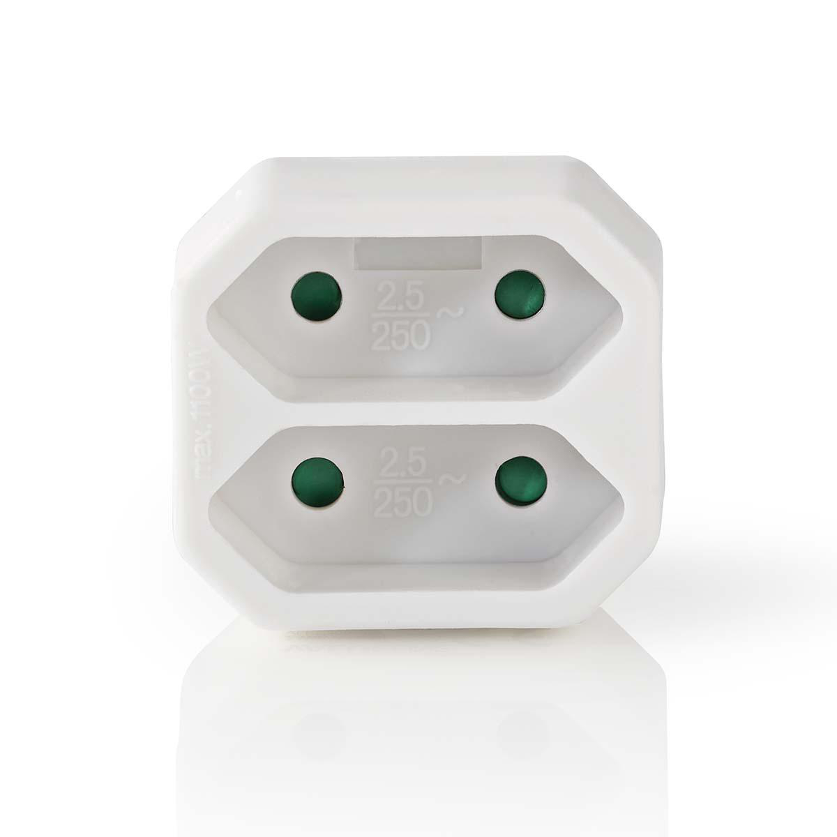 Nedis PSSPL200C1WT stopcontact-splitter