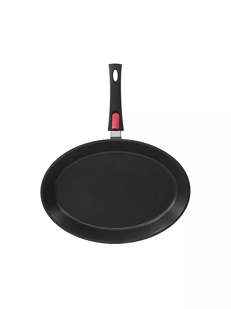 KELOMAT Fischpfanne PROFI 39x27cm Edelstahl / Antihaft schwarz