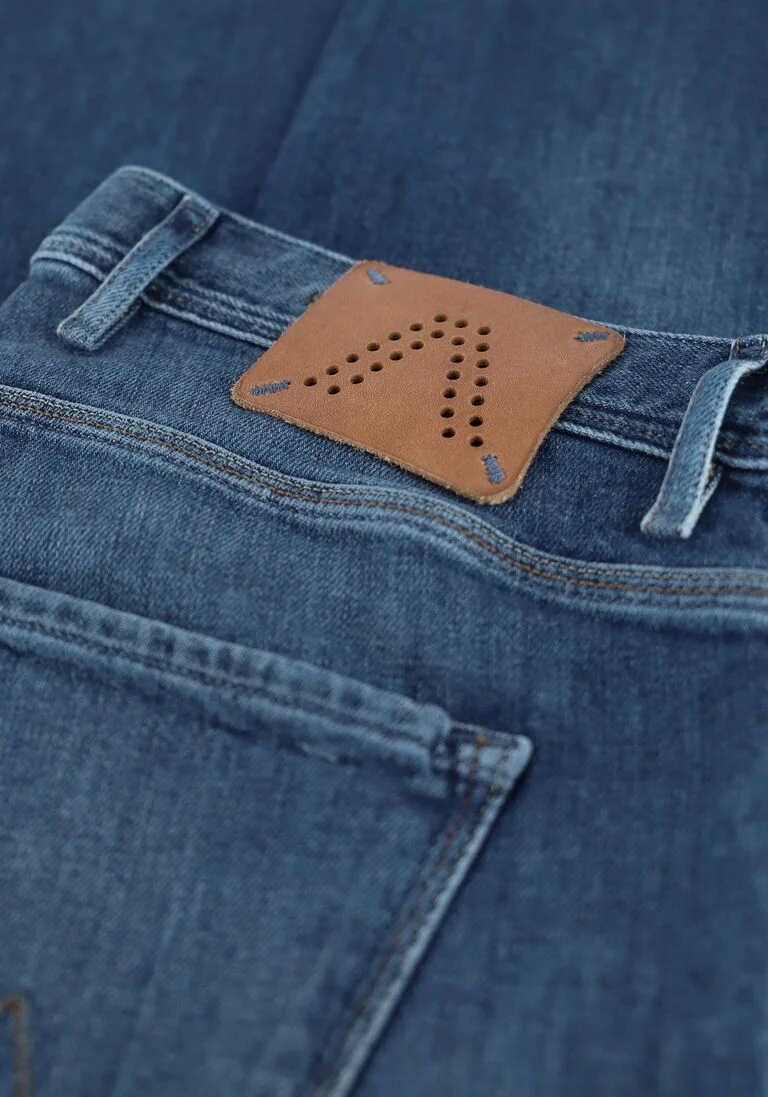 ALBERTO blauwe alberto slim fit jeans slim - organic denim