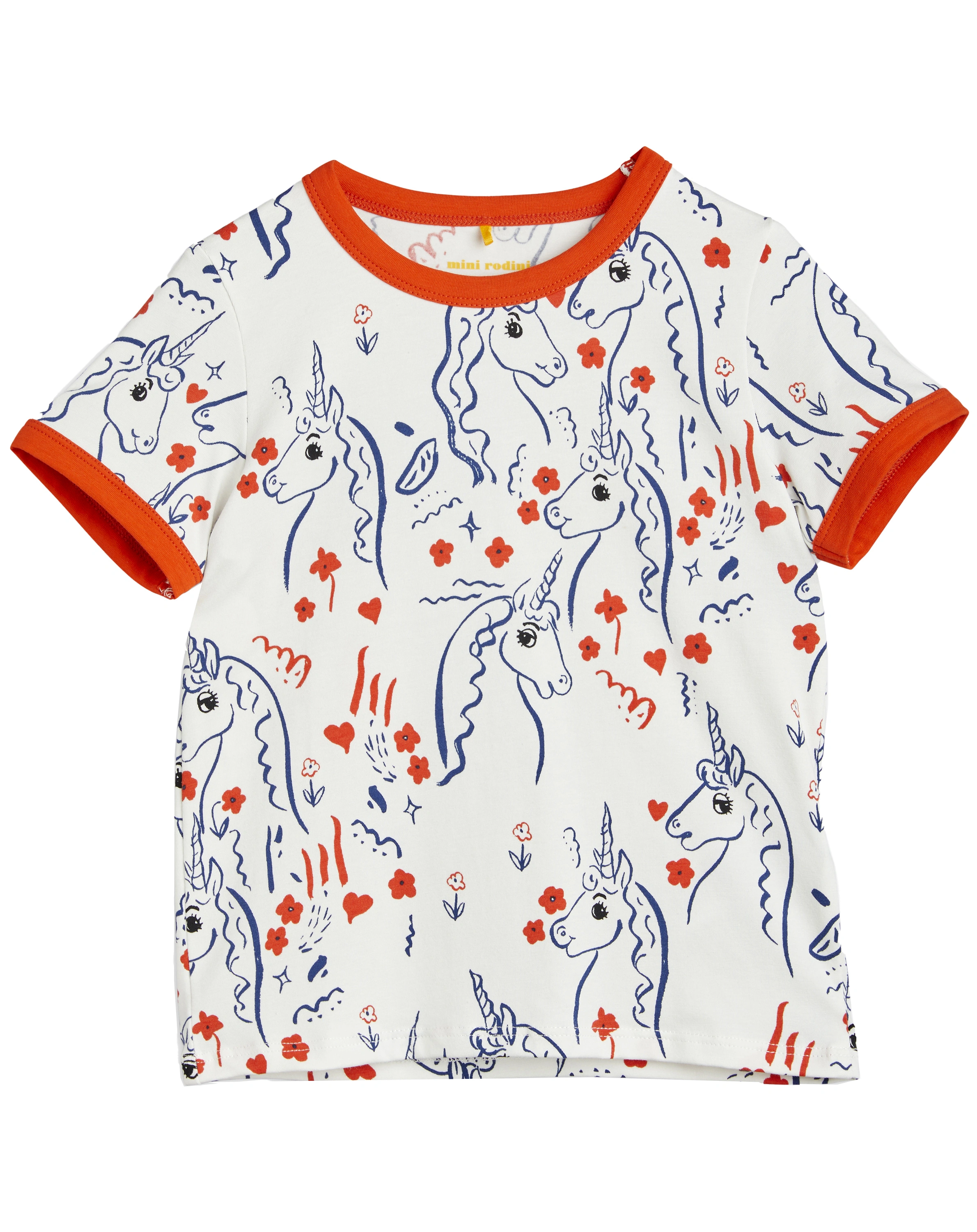 T-Shirt SCOTTISH UNICORNS AOP in white