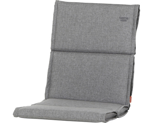 Siena Garden Stella fauteuilkussen, 100 x 48 cm, polyester, zilver