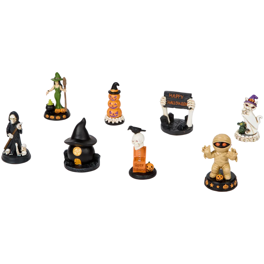 Lot de figurines d'Halloween