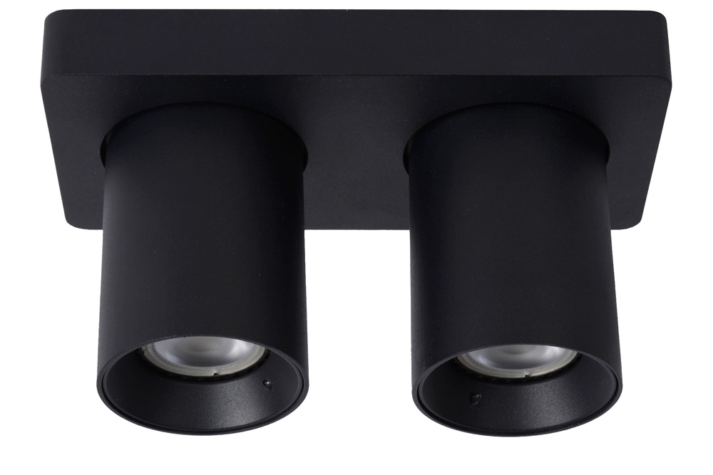 Lucide Nigel plafondlamp 2x 5W zwart