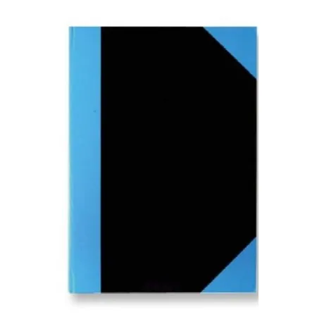 Stylex Kladde DIN A5, schwarz/blau, liniert
