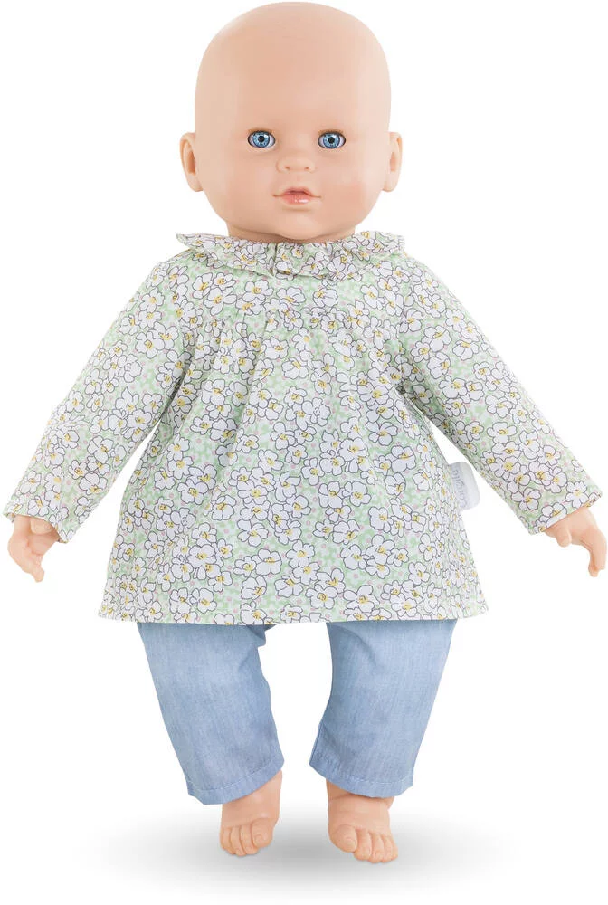 BB42 - BLOUSE ET PANTALON POUR POUPON 42 CM - COROLLE VETEMENTS