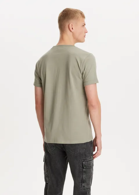 T-shirt met kruis logo groen (GRN.O.L)
