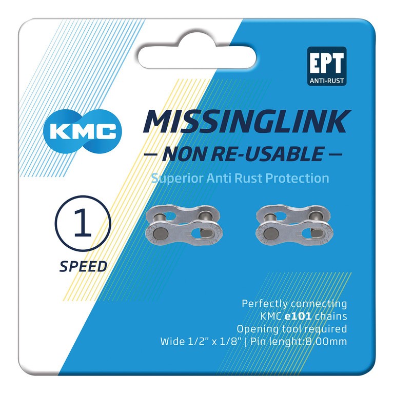 KMC Missinglink 1/2x1/8