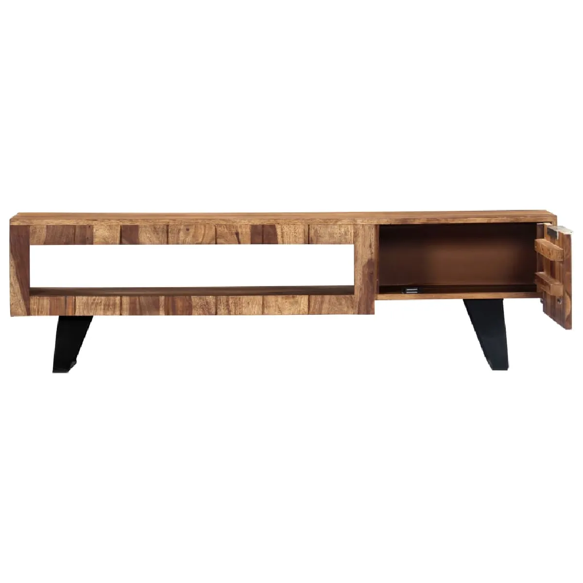 Helloshop26 Meuble TV - Sesham Massif 140 cm