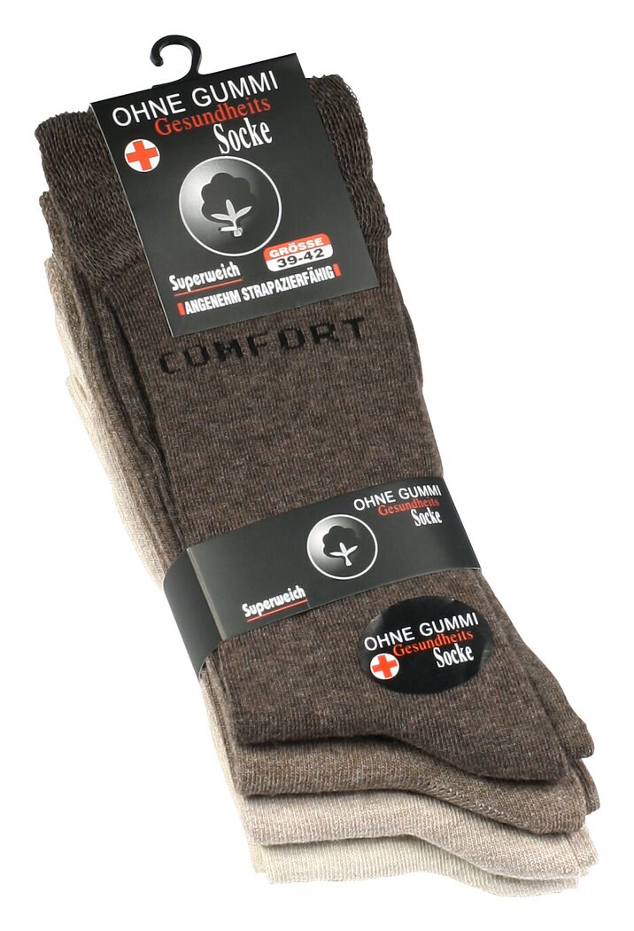 Cotton Prime® Socken COMFORT 8 Paar, ohne Gummibund