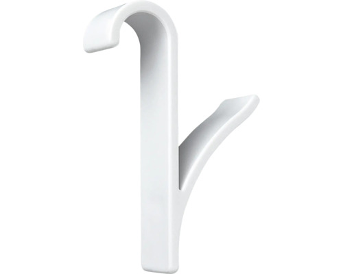 Witte handdoekhaken, set van 2