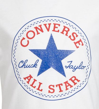 Converse T-Shirt - Weiß m. Logo