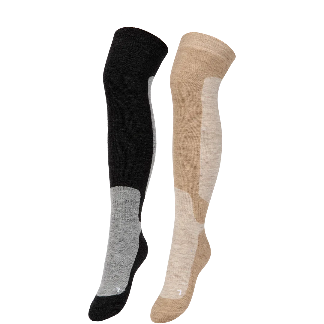 Skisokken Maten 35 - 42 | 2 stuks | diverse kleuren