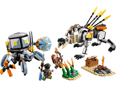LEGO Aloy en Varl vs. Shell-Walker en Sawtooth (77037)