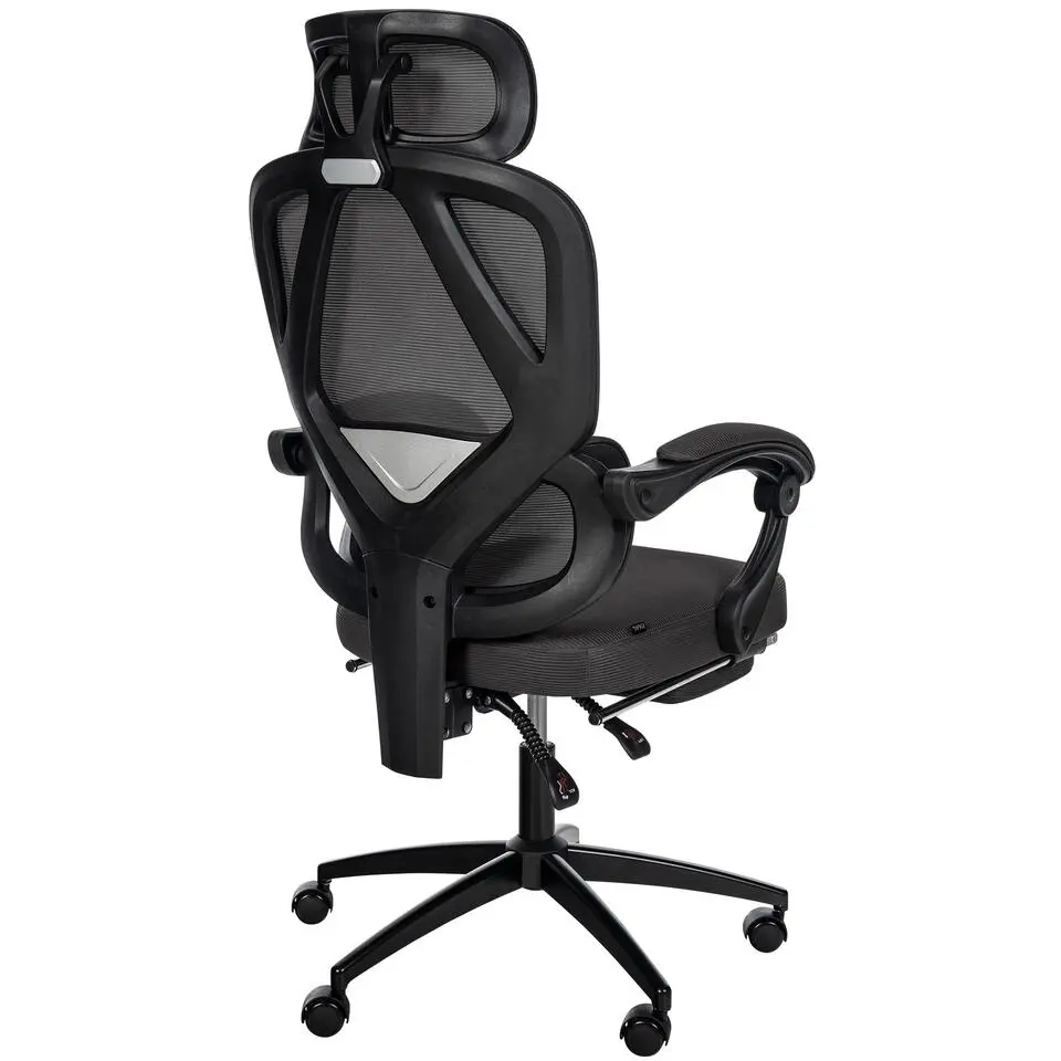 CLP Bureaustoel Gander zwart Frame - Stof - zwart