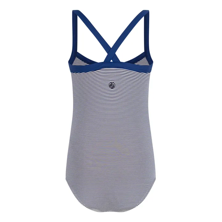 Petit Bateau Maillot 1 Pièce Madoc Rayé | Ecru