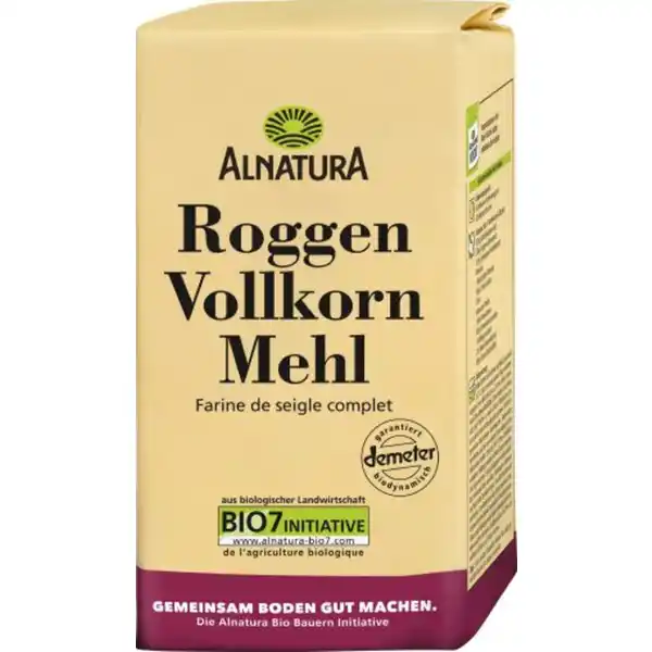 Bio Roggen Vollkorn Mehl