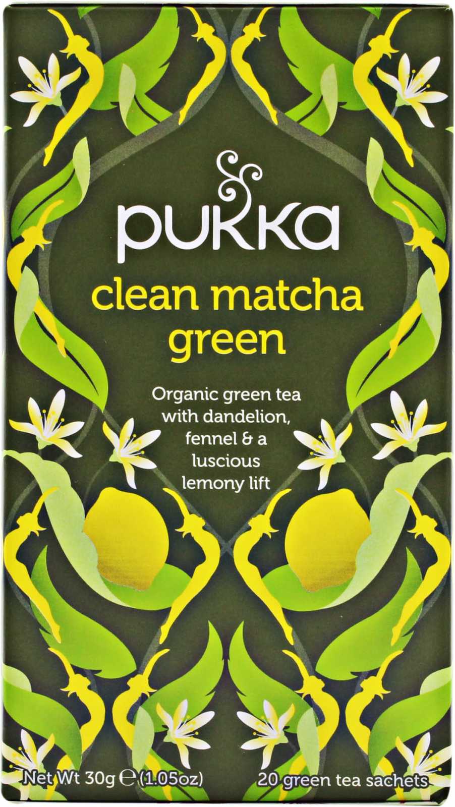 Chá Verde Matcha Orgânico Pukka - 20 Saquinhos de Chá