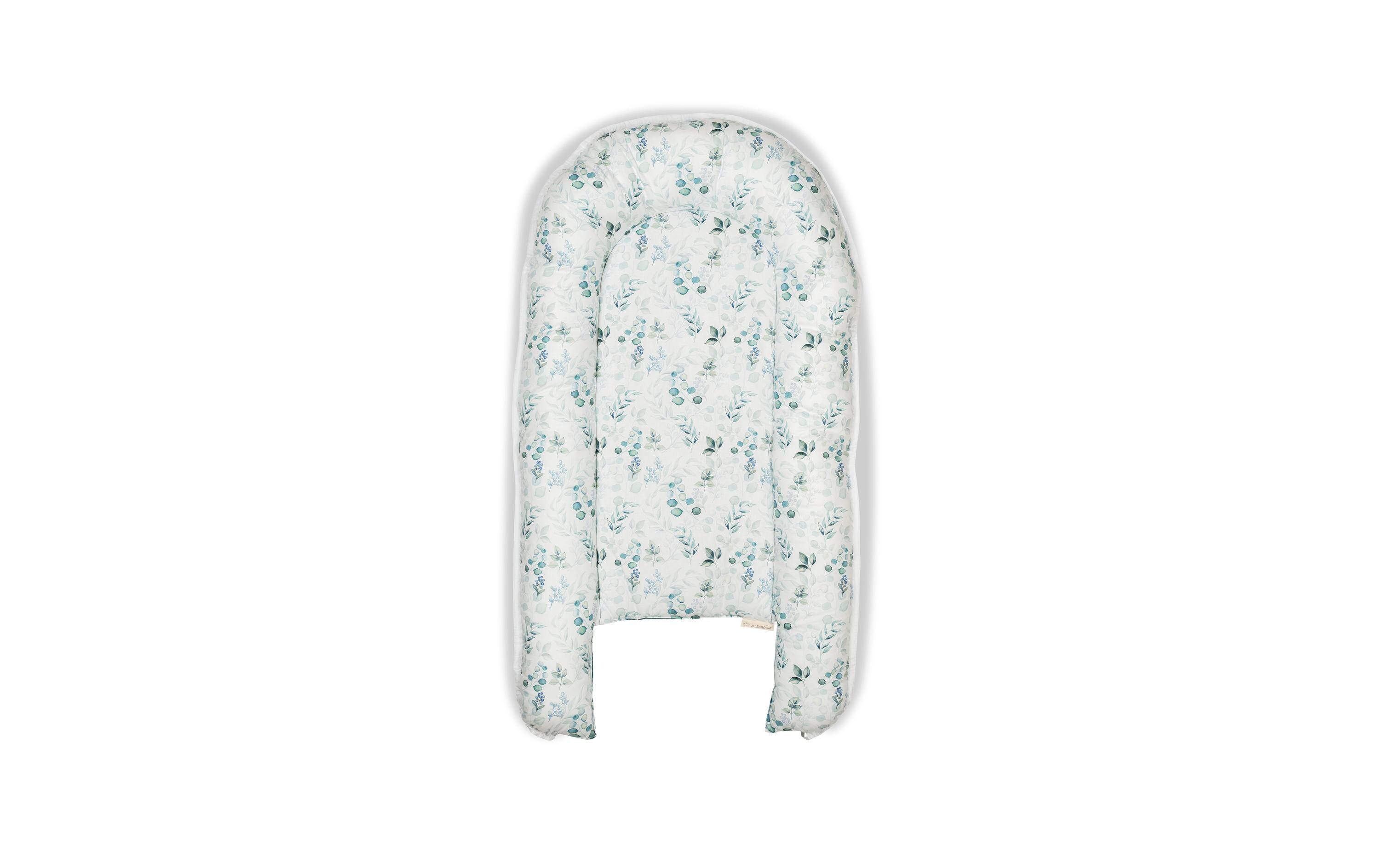 Babynest Eukalyptus Petrol 55 x 95 cmKuschelnest