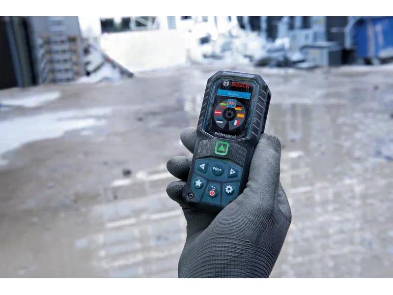 Bosch Professional Laser-Distanzmesser GLM 50-25 G 50 m Grüner Laser für ausgezeichnete Sichtbarkeit des Laserpunkts bei rauen Baustellenbedingungen