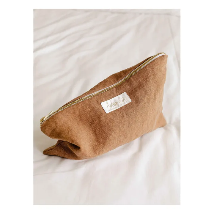 Adorna Pochette en lin | Terracotta