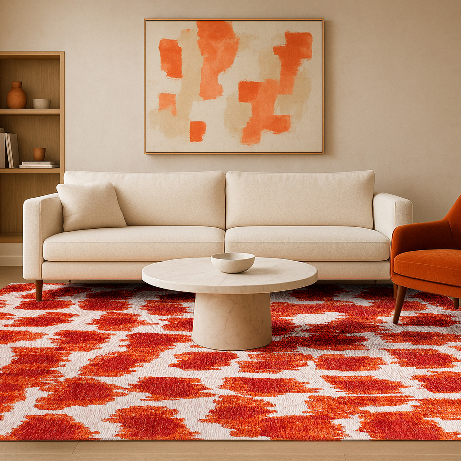 9402-IKAT-GOLD BLOOD-200x280cm