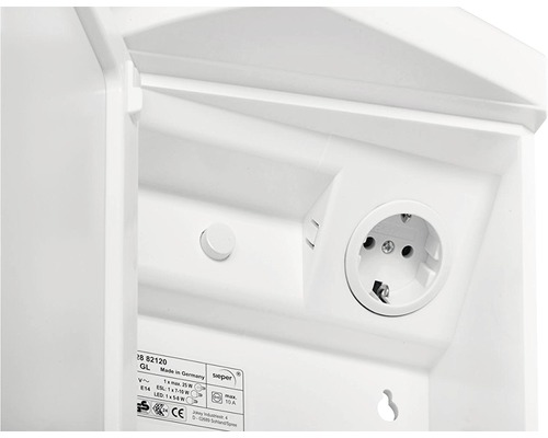 Sieper Chico GL witte spiegelkast 62x52 cm IP20