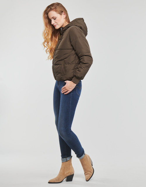 JDY - JDYNEWERICA SHORT HOOD JACKET OTW - Marron