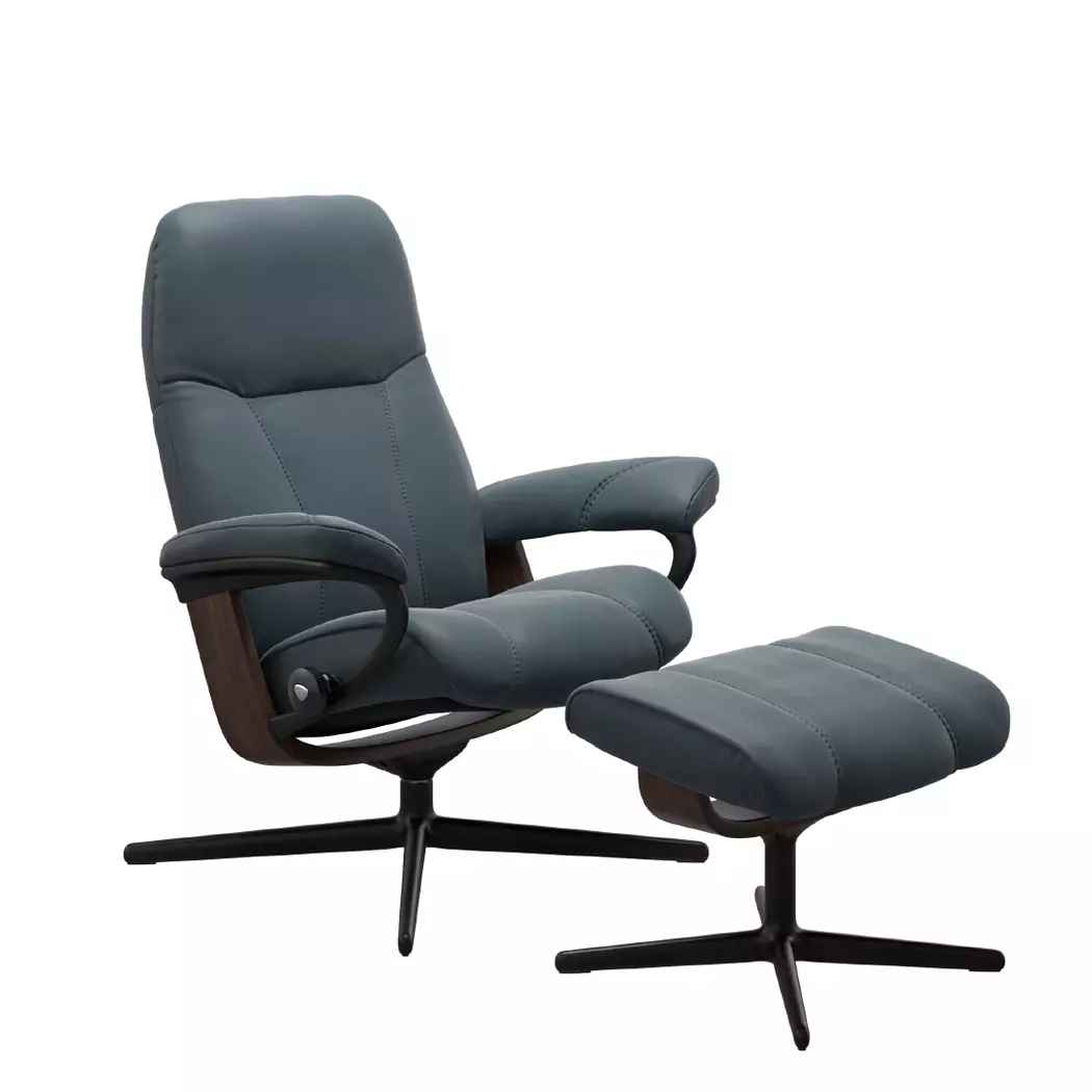 Sessel mit Hocker Consul Cross