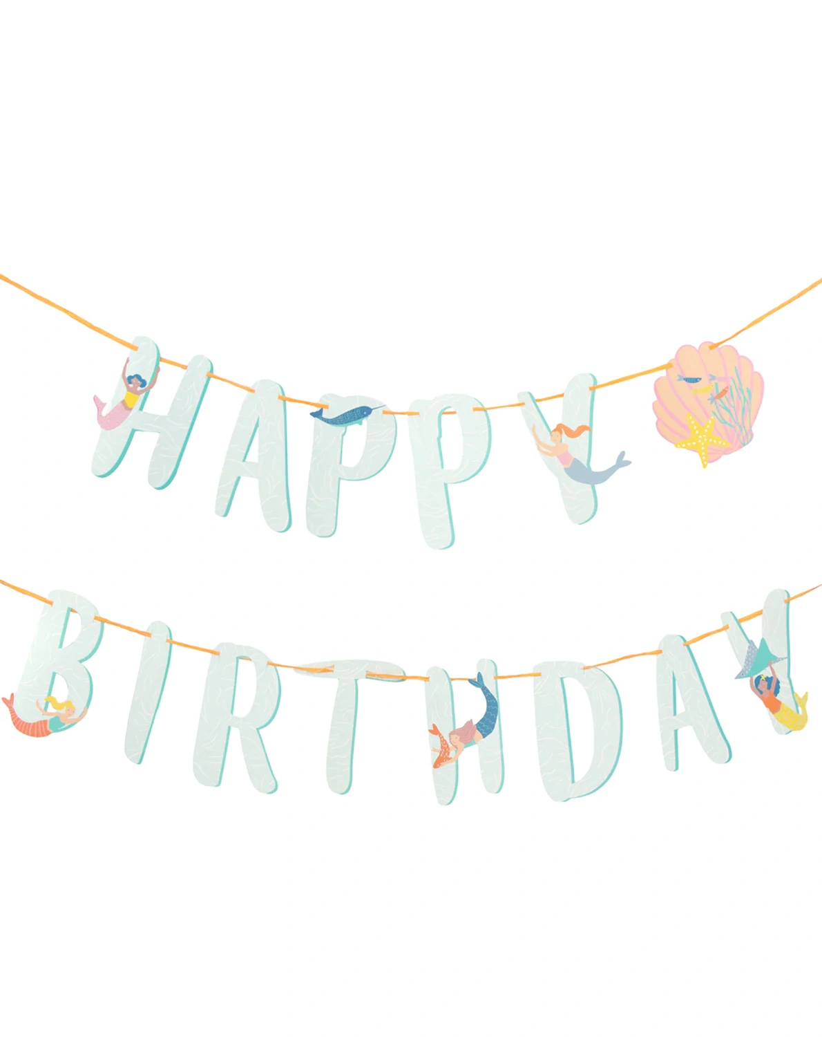 Girlande MAKE WAVES - HAPPY BIRTHDAY (3m) in bunt