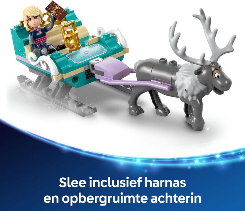 LEGO - Disney Princess - Anna's Slee Avontuur - Bouwset - Multikleur - Kunststof