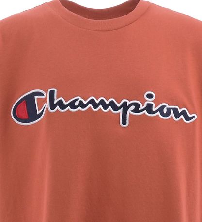Champion Fashion T-Shirt - Orange m. Logo