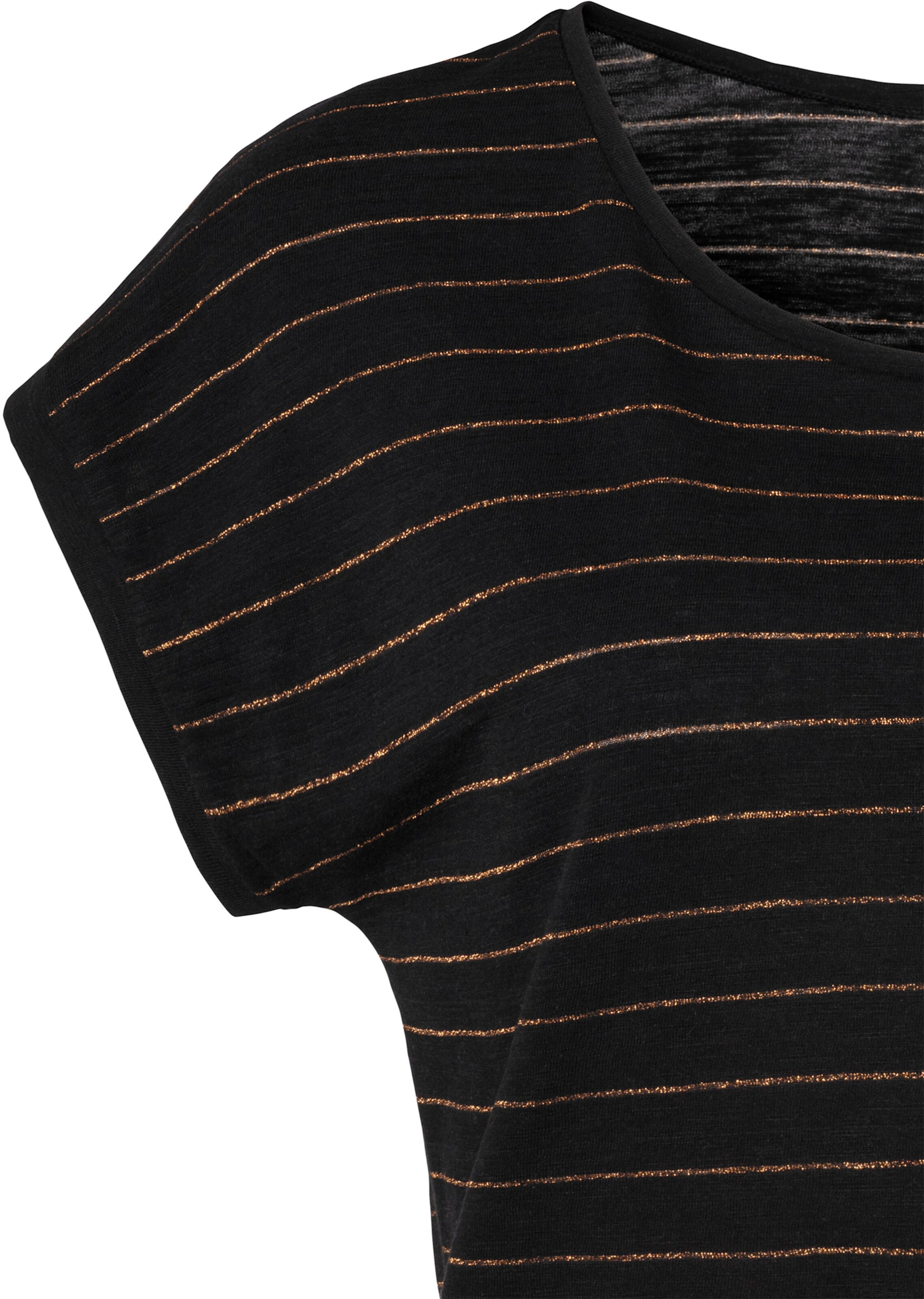 Vivance Rundhalsshirt in schwarz