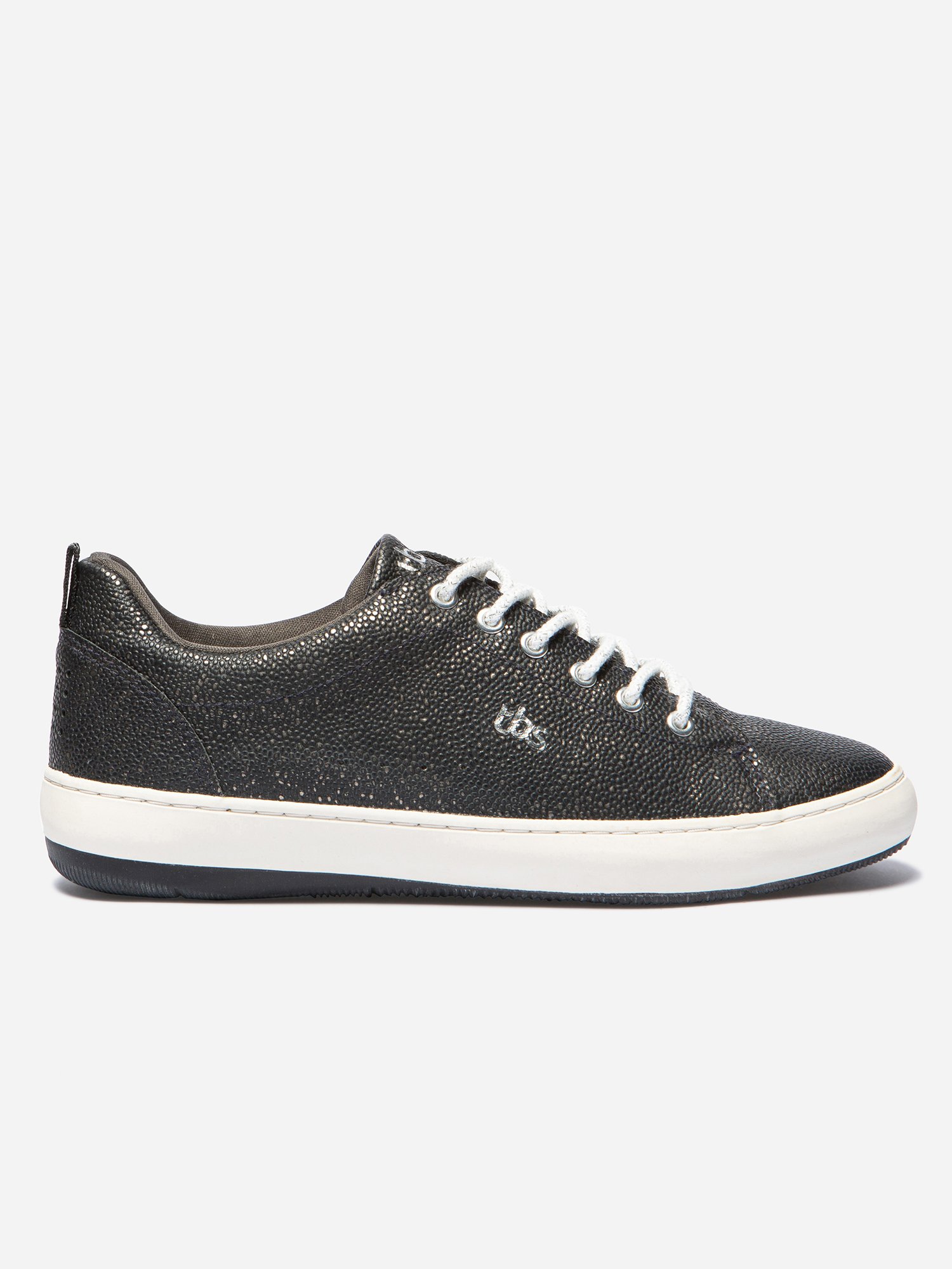 Baskets Femme Confort Cuir Gris