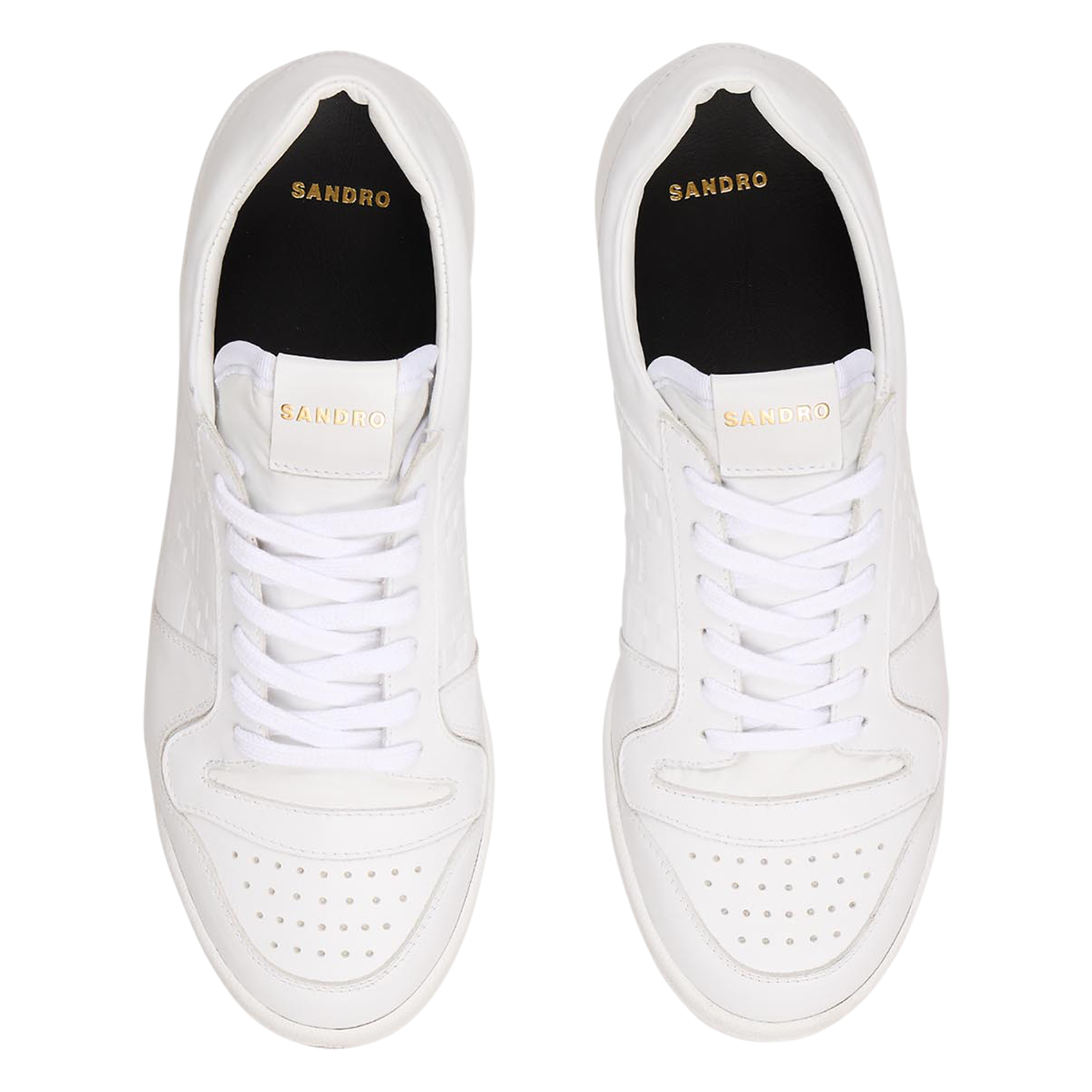 Baskets basses en cuir| Blanc