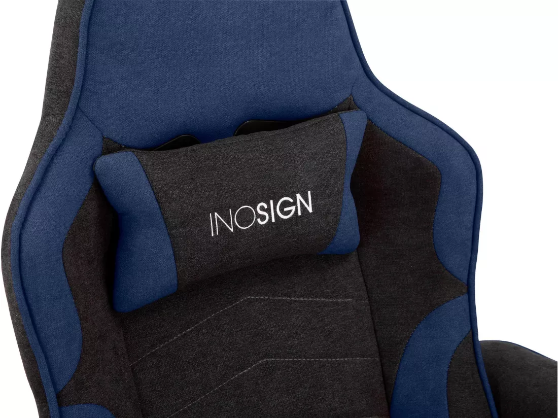 Junker | Gamer Recliner Manuel en tissu bleu