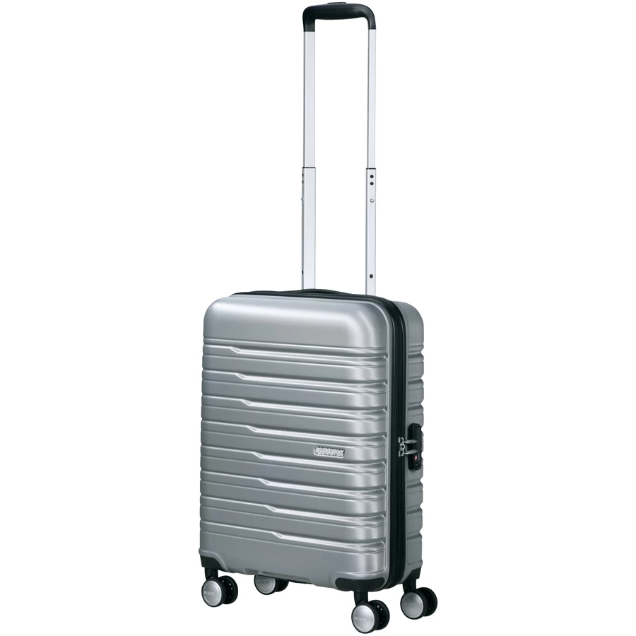 American Tourister Flashline - 4-Rollen Kabinentrolley 55 cm sky silver