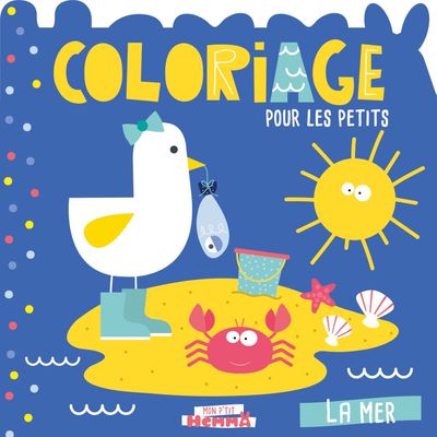 Mon p'tit Hemma - Coloriage pour les petits : la mer