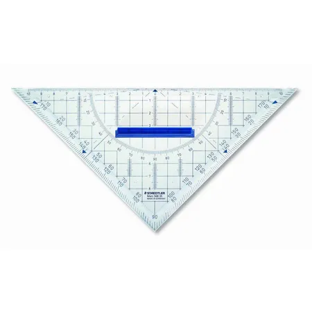STAEDTLER® 568 35 Mars Geometriedreieck, 22cm, Plexiglas, glasklar