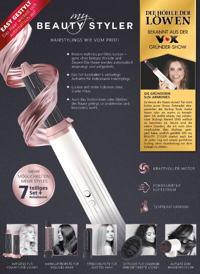My Beauty Styler 7-tlg. 1500W weiß
