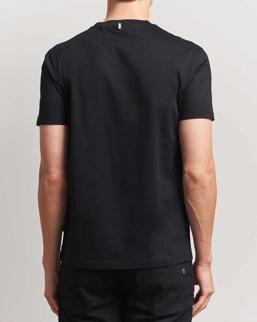 BOSS BLACK Tessler Mercerized Crew Neck T-Shirt Black