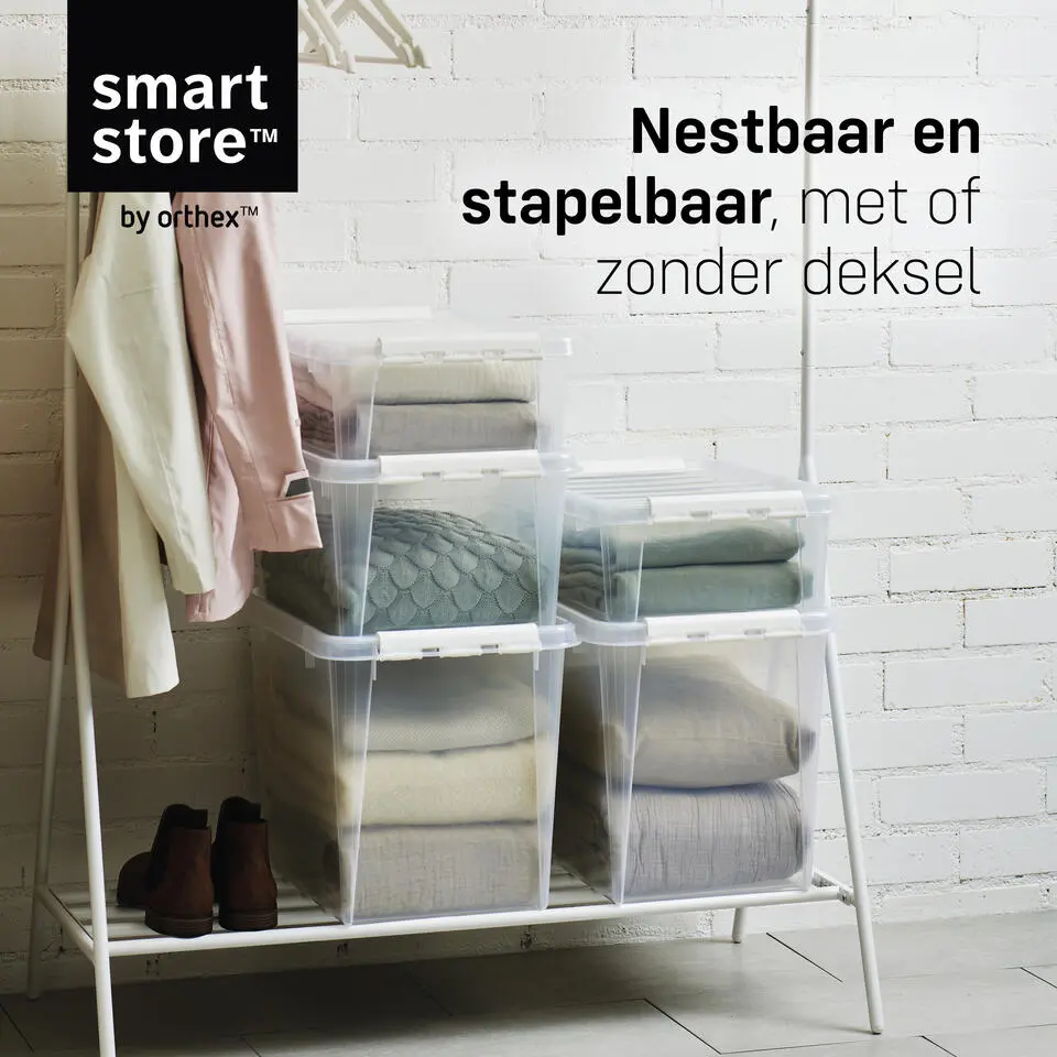 SmartStore Stevige Opbergbox 8L Set van 2 - 34x25x16cm