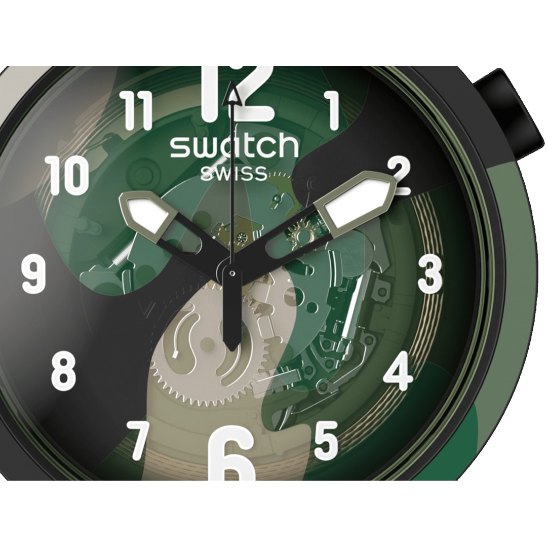 Swatch Big Bold Biosourced Look Right Thru Green Pay!