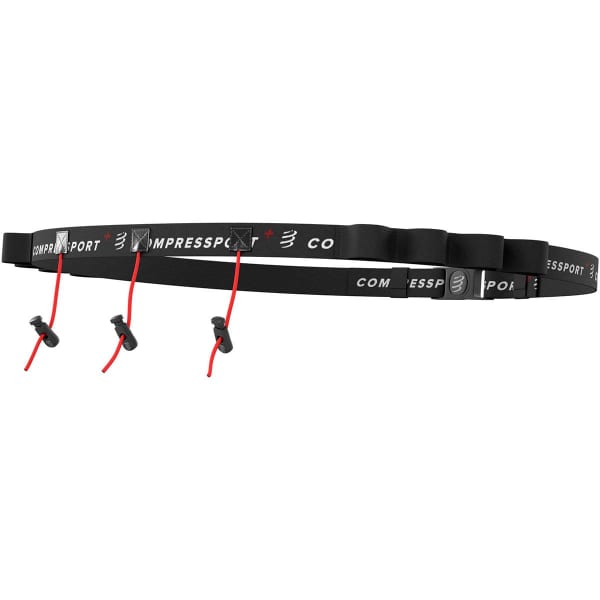 Ceinture porte gourde COMPRESSPORT RACE BELT BLACK