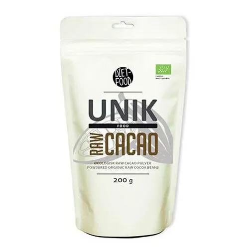 Diet Food Cacao pulver Raw Ø - 200 g.