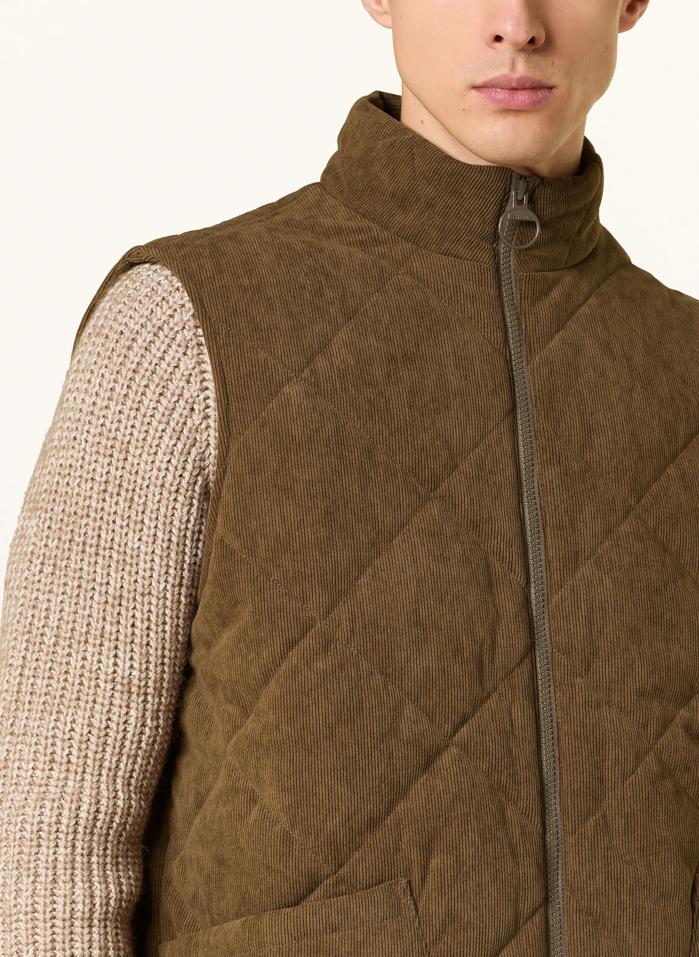 Barbour Steppweste LIDDESDALE aus Cord