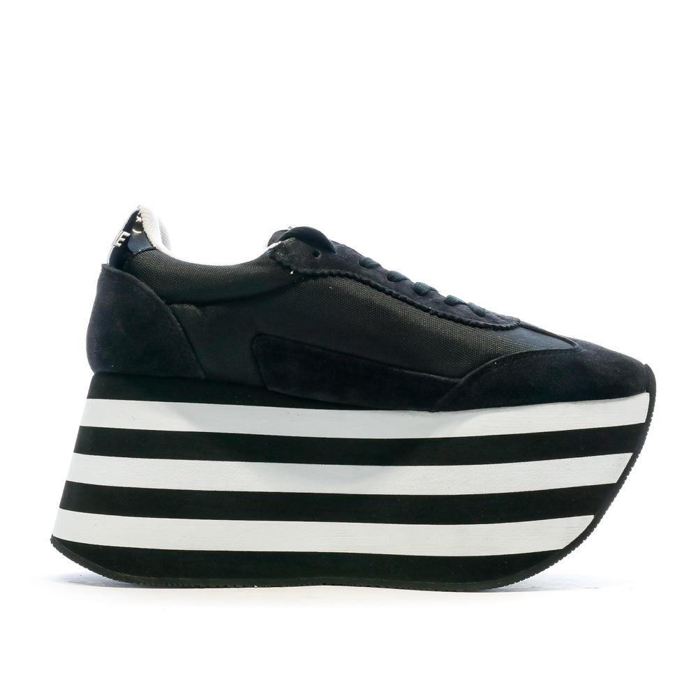 No Name Baskets à Plateforme Noir/Blanche Femme No Name Flex Jogger