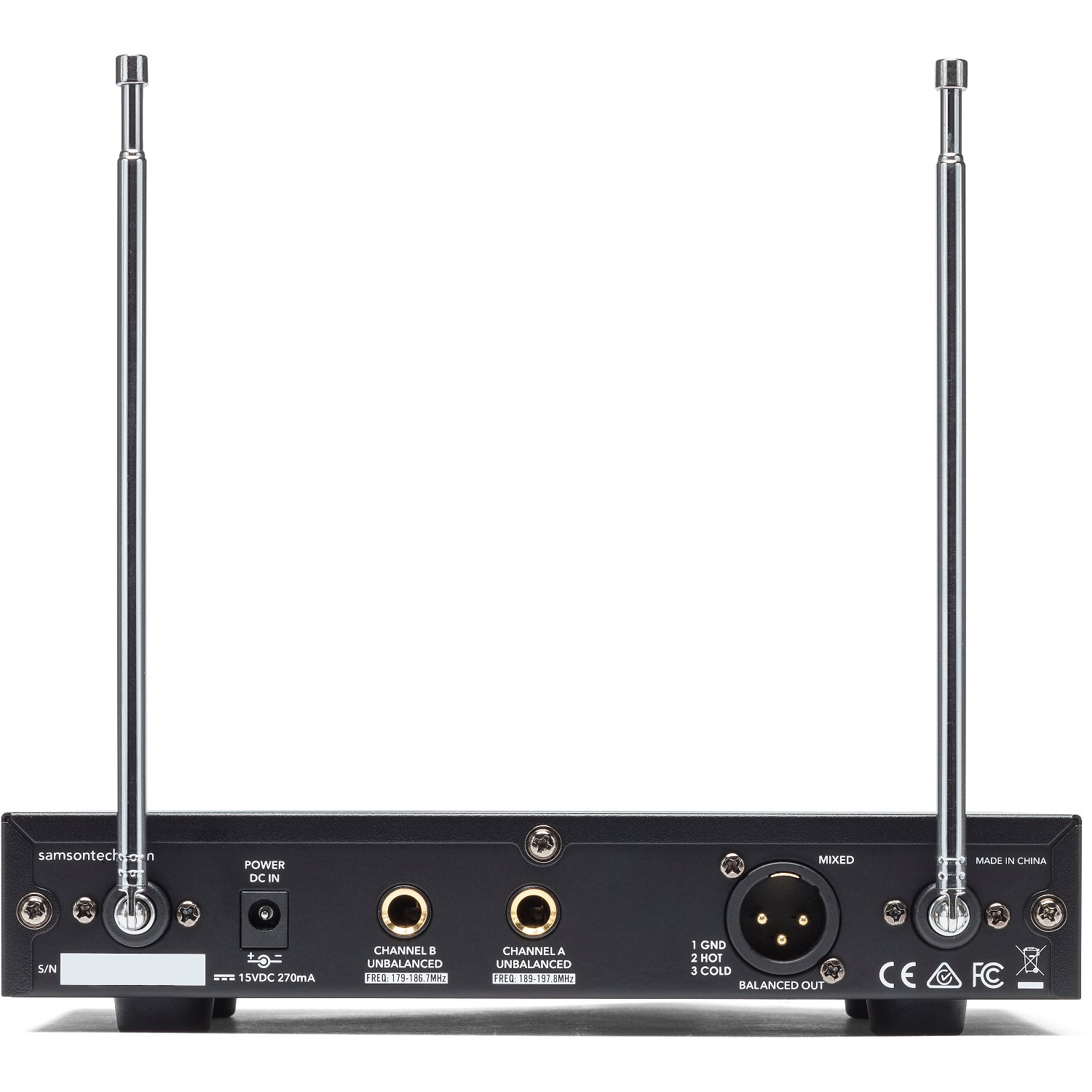 Samson Stage 212 dual handheld VHF