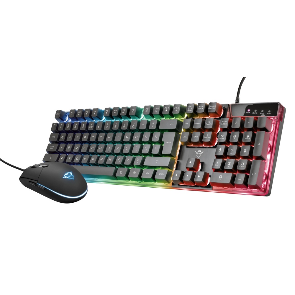 Trust GXT 838 Azor Gaming-Bundle – Tastatur und Maus