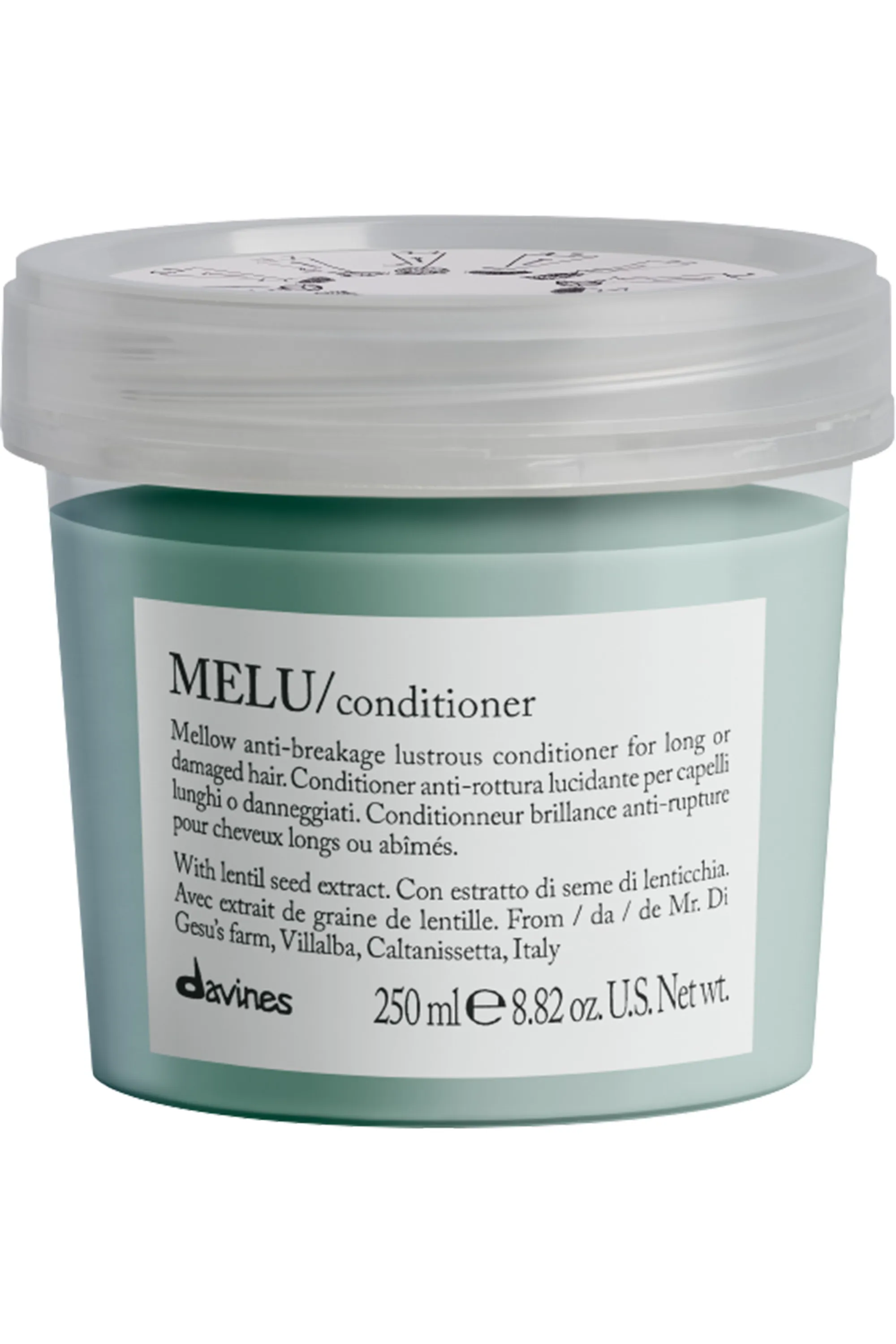 Davines Après-shampoing pour cheveux longs et abîmés Melu-250 ml