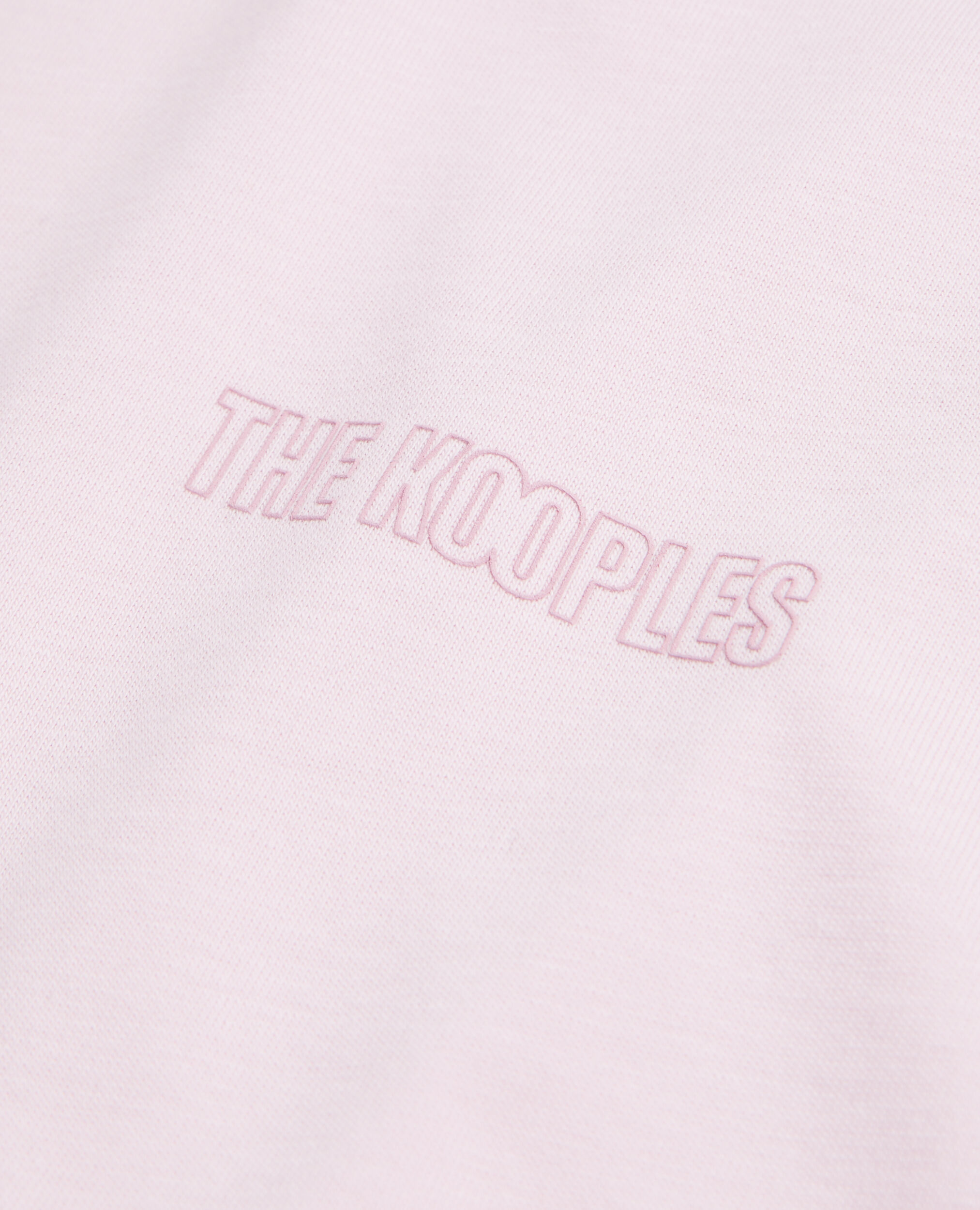 T-shirt rose avec logo